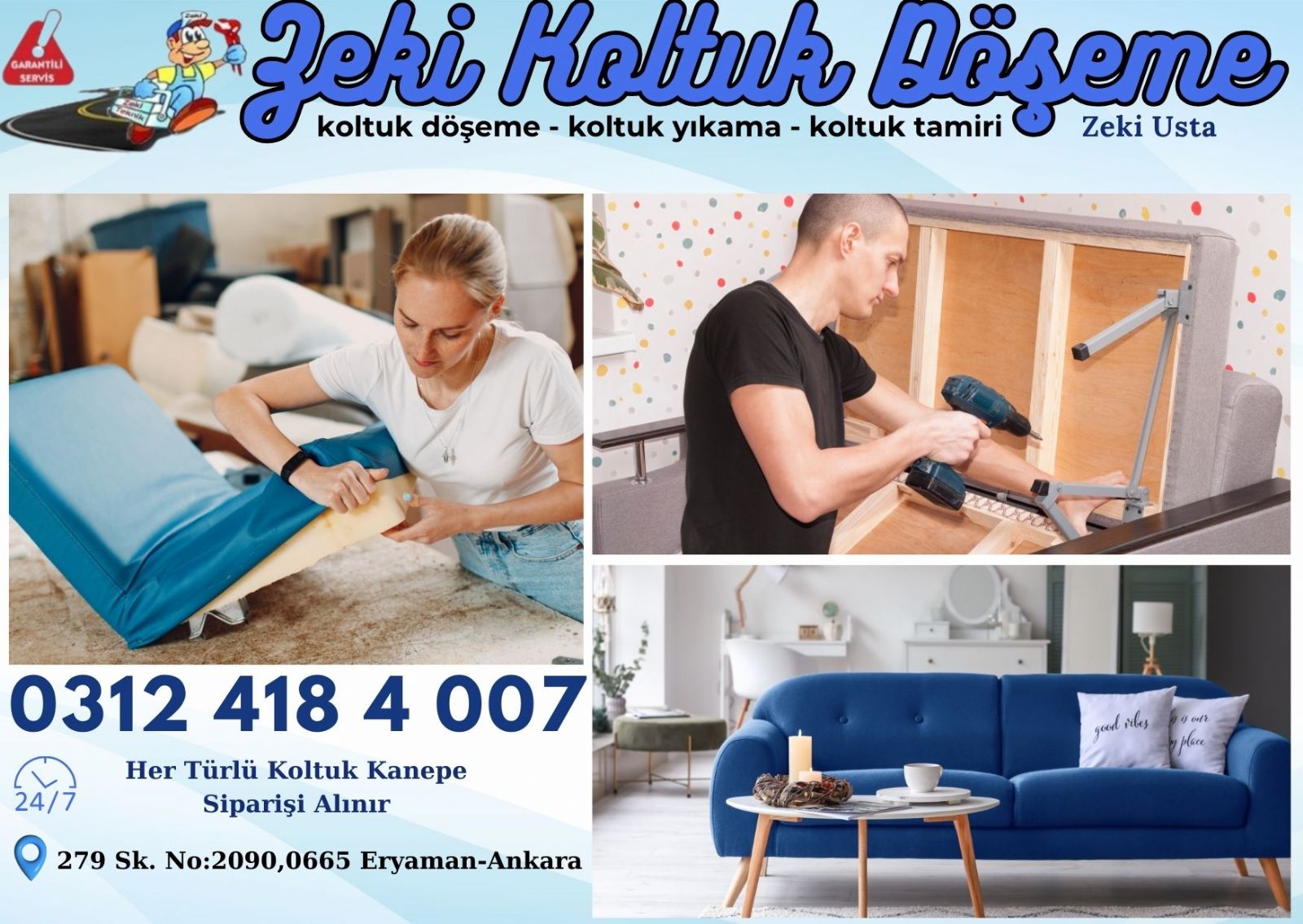 Eryaman Koltuk Döşeme